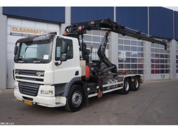 Ginaf X 3232 S 6x4 Euro 5 Hiab 28 ton/meter Kran - Hook lift truck