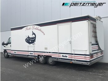 Vending truck IVECO FIAT (I) Ducato Verkaufswagen 6,5 m - Motor neu vor 21 TKM + Kühltheke, Fritteuse,: picture 3