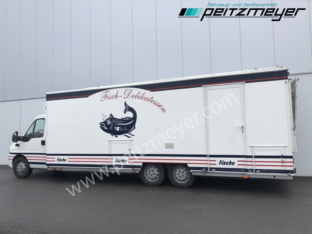Vending truck IVECO FIAT (I) Ducato Verkaufswagen 6,5 m - Motor neu vor 21 TKM + Kühltheke, Fritteuse,: picture 7