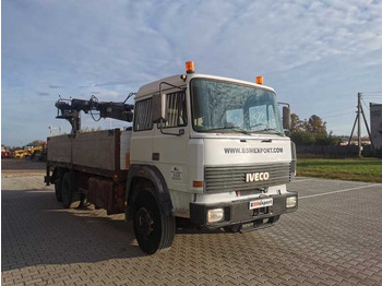 Dropside/ Flatbed truck, Crane truck Iveco 240E36 flatbed truck: picture 3