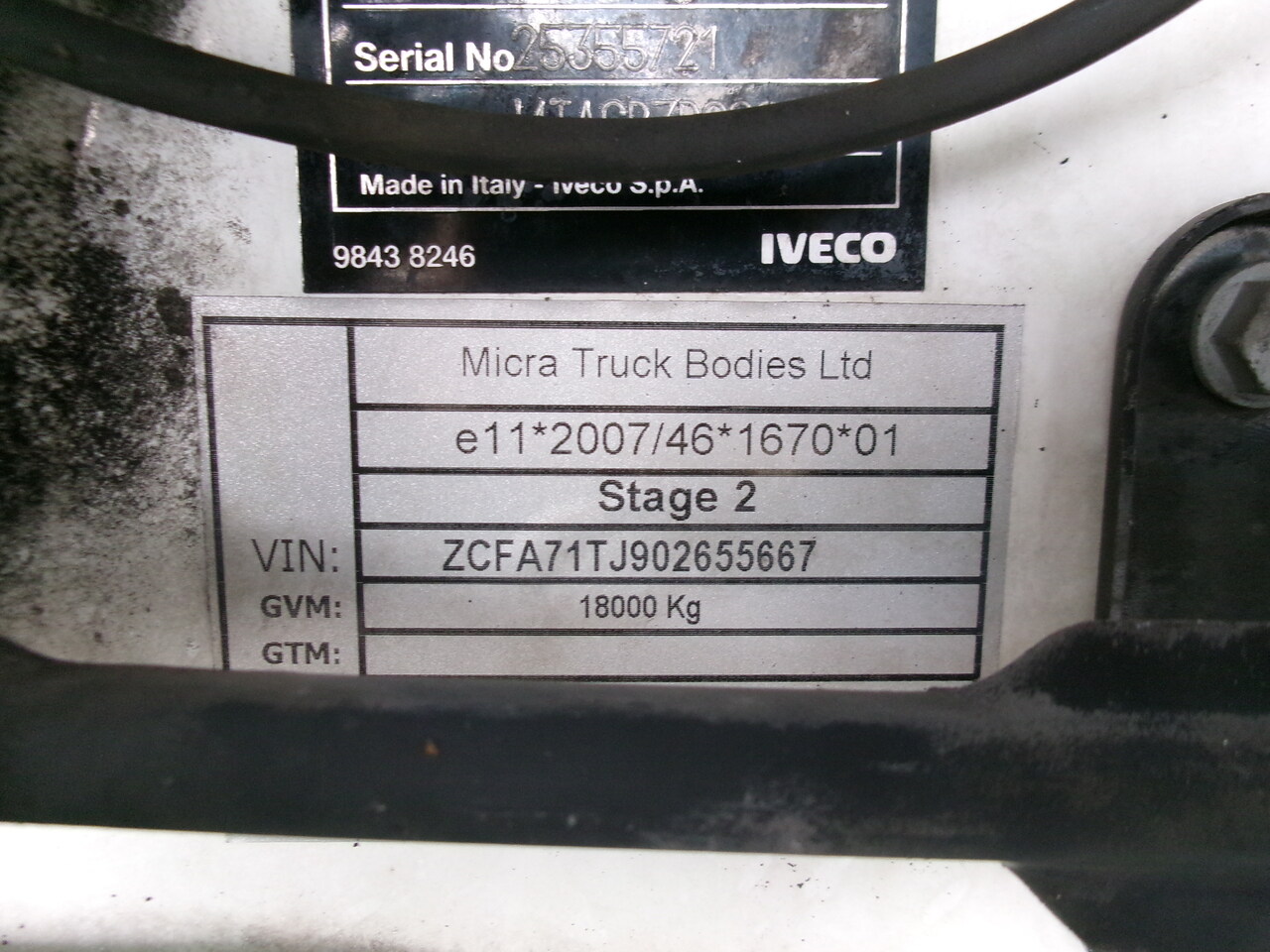 Box truck Iveco Eurocargo 180E25S RHD 4x2 Euro 6 Closed box: picture 20