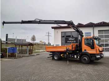 New Tipper, Crane truck Iveco Eurocargo ML160E32/P Kipper Meiller/Kran Hiab FB: picture 1