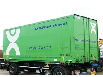 Container transporter/ Swap body truck Krone, Wechselkoffer, BDF, Schlüssellochblech: picture 4