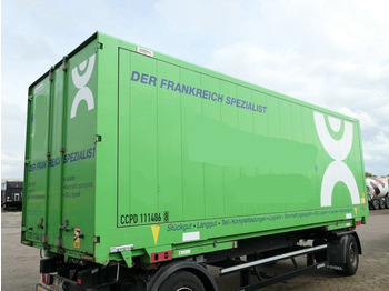 Container transporter/ Swap body truck Krone, Wechselkoffer, BDF, Schlüssellochblech: picture 3