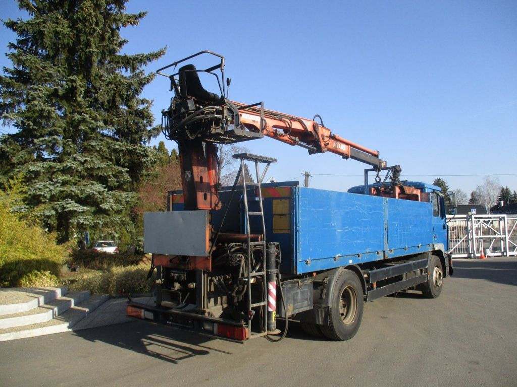 Dropside/ Flatbed truck, Crane truck MAN 12.284 EURO 2 ATLAS: picture 5