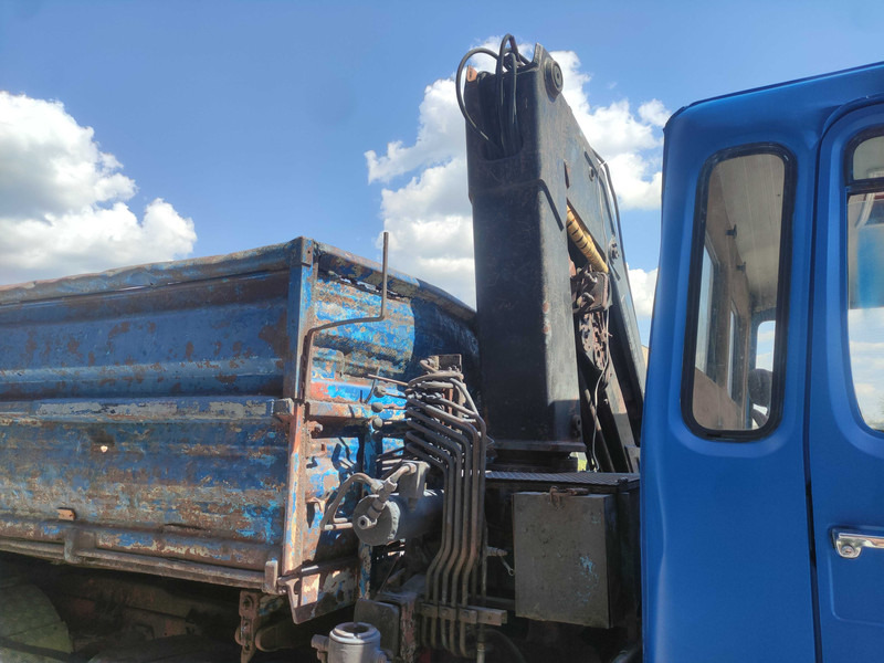 Tipper, Crane truck MAN 16.168 dump truck + crane: picture 15