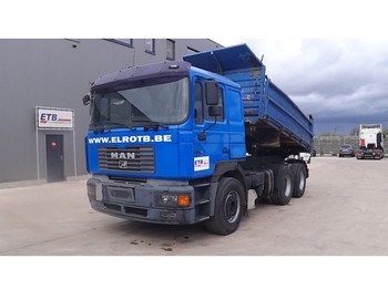 Tipper MAN 26.414 (BIG AXLE / STEEL SUSPENSION / 6 CYLINDER ENGINE WITH ZF-GEARBOX / EURO 2): picture 1