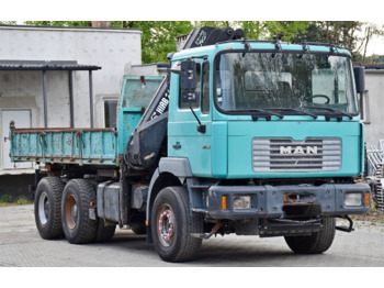 Tipper, Crane truck MAN 27-314 * HIAB 220 - 3 + FUNK * 6x4: picture 4