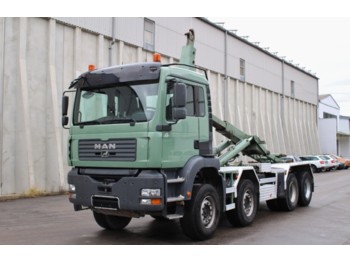 Hook lift truck MAN TGA35.430 8x4 Euro4 Manuell Retarder AHK: picture 1