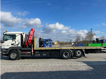 Dropside/ Flatbed truck, Crane truck MAN TGS 26.400: picture 4