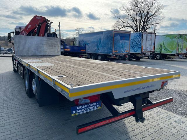 Dropside/ Flatbed truck, Crane truck MAN TGS 26.400: picture 6