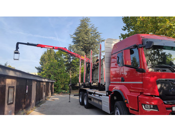 New Log truck, Crane truck MAN TGS 33.520: picture 3