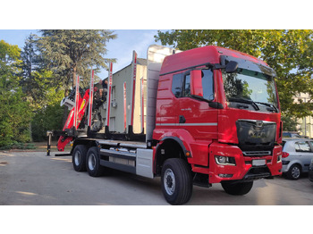 New Log truck, Crane truck MAN TGS 33.520: picture 2