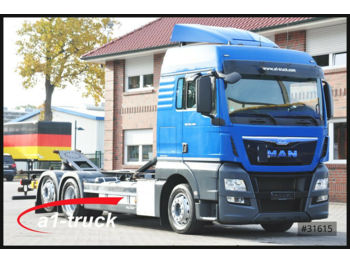 Container transporter/ Swap body truck MAN TGX 26.440 XLX, BDF, ZF-Intarder, Hubschwinge: picture 1