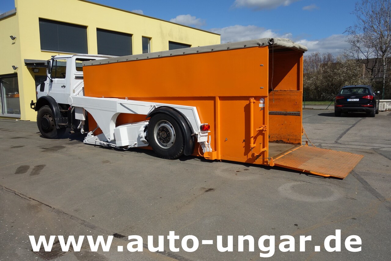 Container transporter/ Swap body truck MERCEDES-BENZ Unimog U1700 Ruthmann Cargoloader  mit Wechselcontainer: picture 18