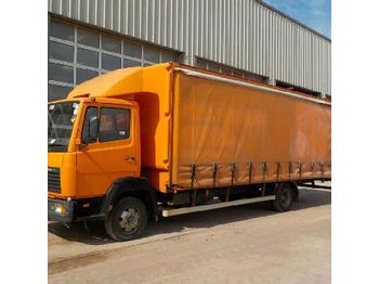 Curtainsider truck Mercedes 814: picture 1