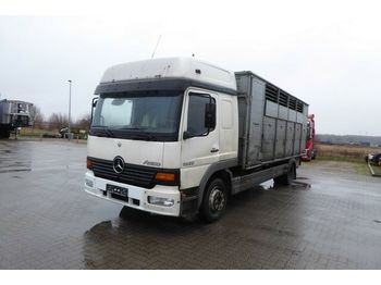 Livestock truck Mercedes-Benz 1223 Tioertransporter, Klima, Bett, Standheizung: picture 1