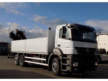 Dropside/ Flatbed truck Mercedes-Benz 2540 AXOR HIAB Z: picture 1