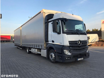Curtainsider truck Mercedes-Benz Actros 1830 LnR: picture 2