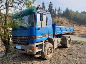 Tipper Mercedes-Benz Actros 2040 AS 4x4 tractor unit + tipper: picture 1