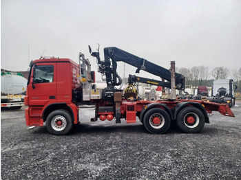 Log truck, Crane truck Mercedes-Benz Actros 3360 V8 6X4 LUMBER TRUCK - SPRING SUSPENSION - HIAB 251S80: picture 5
