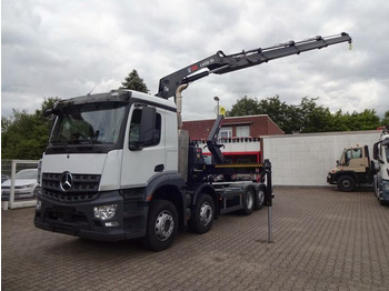 Hook lift truck, Crane truck Mercedes-Benz Arocs 3236: picture 1