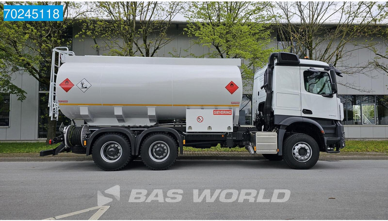 New Tank truck for transportation of fuel Mercedes-Benz Arocs 3340 6X4 20.000ltr Fuel tanker ADR EURO 3: picture 7