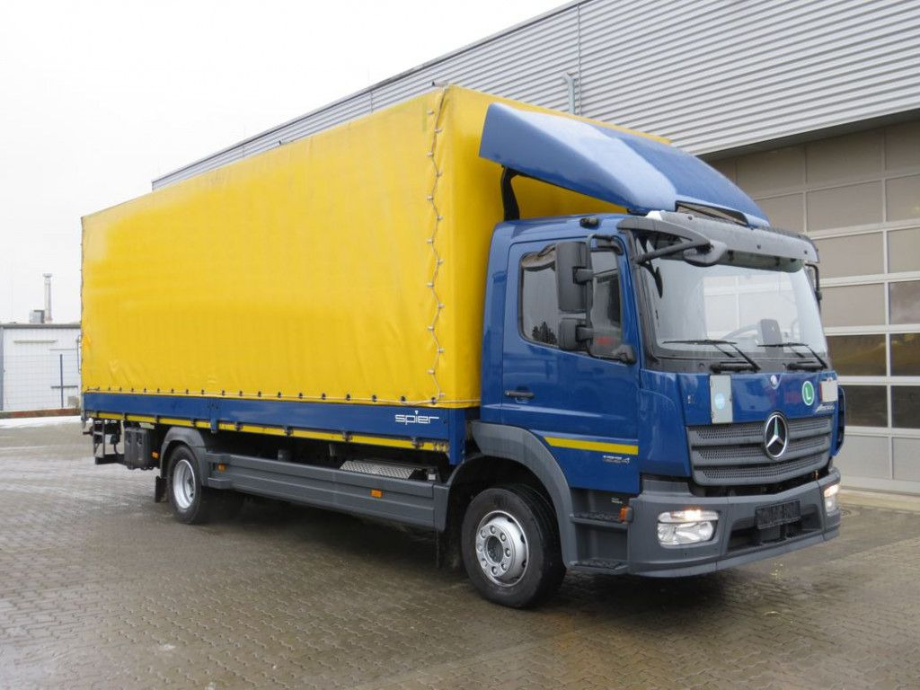 Curtainsider truck Mercedes-Benz Atego 1224 L  Pritsche LBW LBW 1.5to: picture 2