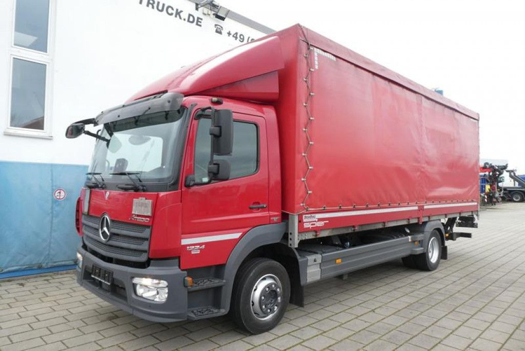 Curtainsider truck Mercedes-Benz Atego 1224 L  Pritsche LBW LWB 1.5to, Tautliner: picture 6