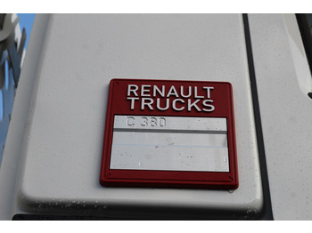 Crane truck, Dropside/ Flatbed truck Renault C380 6x4 Baustoff Palfinger 15m Wendegabel Funk: picture 5
