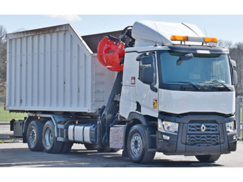 Tipper, Crane truck Renault C460: picture 3