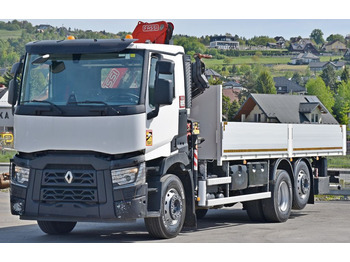 Crane truck Renault C 380 * PRITSCHE 7,05 m* FASSI F 135C + FUNK: picture 4