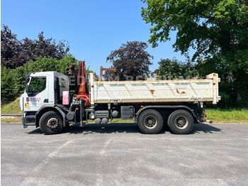 Tipper, Crane truck Renault LANDER 370DXI*6X4*PALFINGER WITH REMOTE*3SIDE T*: picture 1