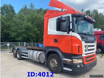 Cab chassis truck SCANIA R480 6x2 Steel front + Clutch pedal: picture 1