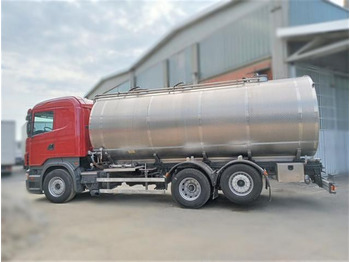Tank truck for transportation of food SCANIA R480 CON CISTERNA 3 SCOMPARTI: picture 1