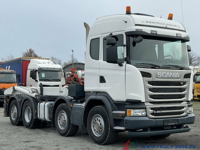 Hook lift truck Scania G 450 8x2 M-TEC Silosteller 1. Hand Retarder: picture 14
