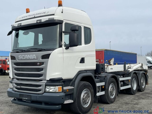 Hook lift truck Scania G 450 8x2 M-TEC Silosteller 1. Hand Retarder: picture 11