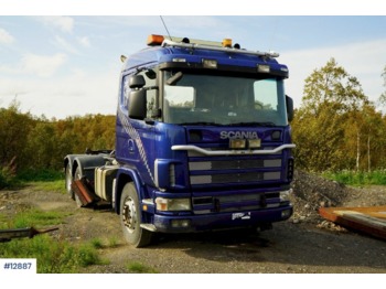 Hook lift truck Scania R144: picture 1