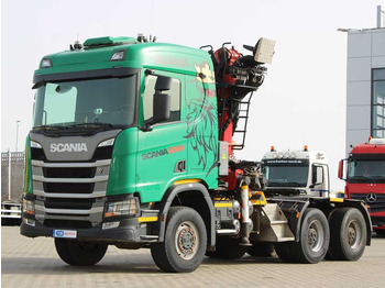 Log truck SCANIA R 500