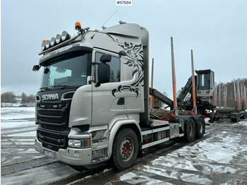 Log truck SCANIA R 520