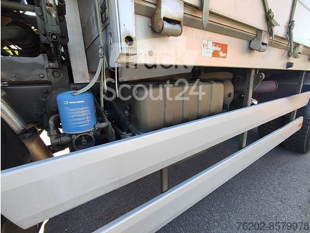 Curtainsider truck Steyr 1291.320 P43M 4x4 Pritsche und Hebebühne: picture 10