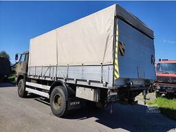 Curtainsider truck Steyr 1291.320 P43M 4x4 Pritsche und Hebebühne: picture 18