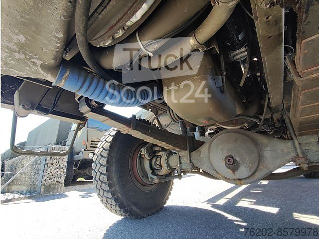 Curtainsider truck Steyr 1291.320 P43M 4x4 Pritsche und Hebebühne: picture 14
