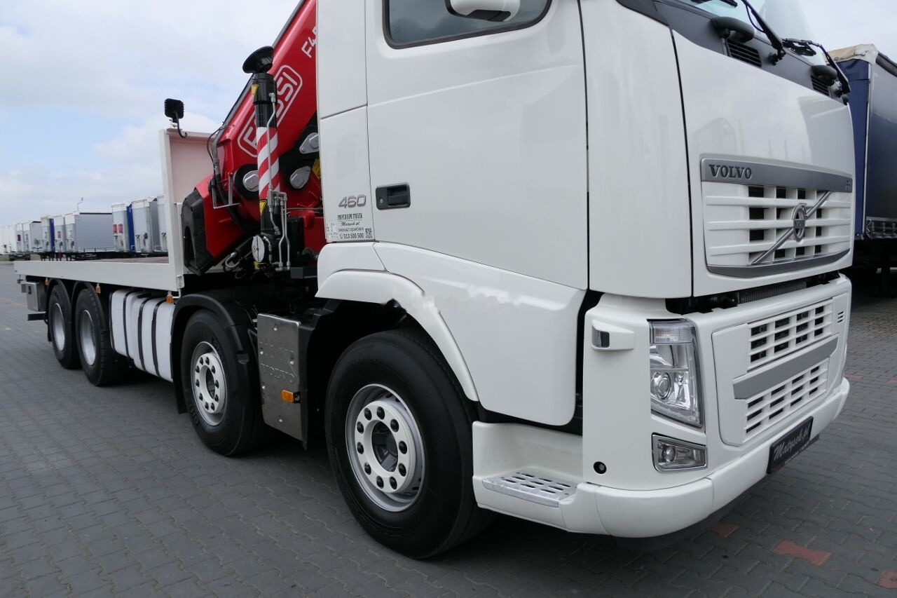 Dropside/ Flatbed truck, Crane truck Volvo FH 460 / 8X4 / PLATFORMA + HDS FASSI F445 / 17 M WYSIĘGU / MAX U: picture 17