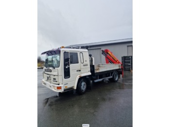 Crane truck, Dropside/ Flatbed truck Volvo FL611: picture 1