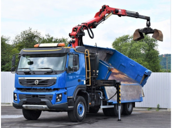 Tipper, Crane truck Volvo FMX 370: picture 3