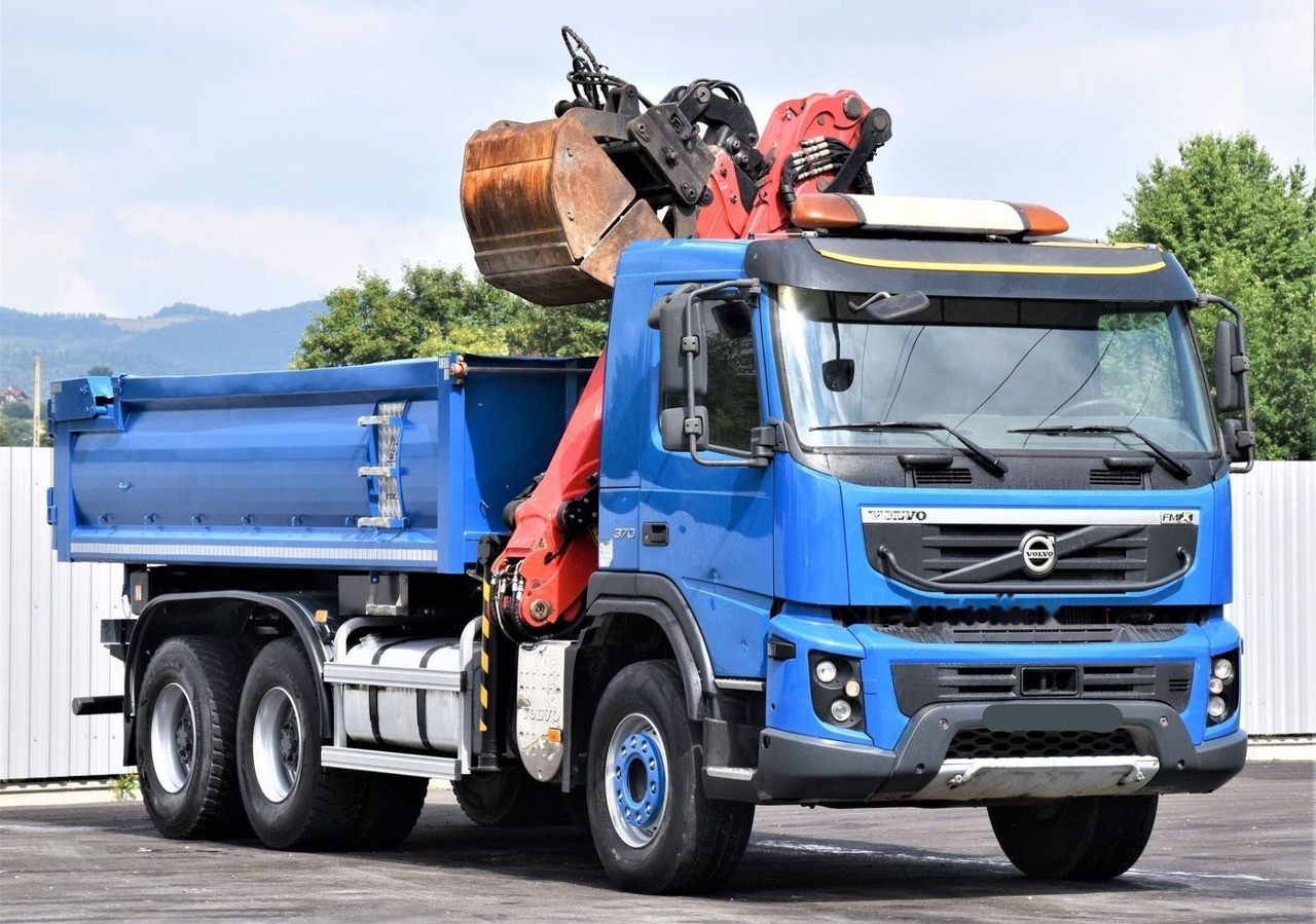 Tipper, Crane truck Volvo FMX 370: picture 4