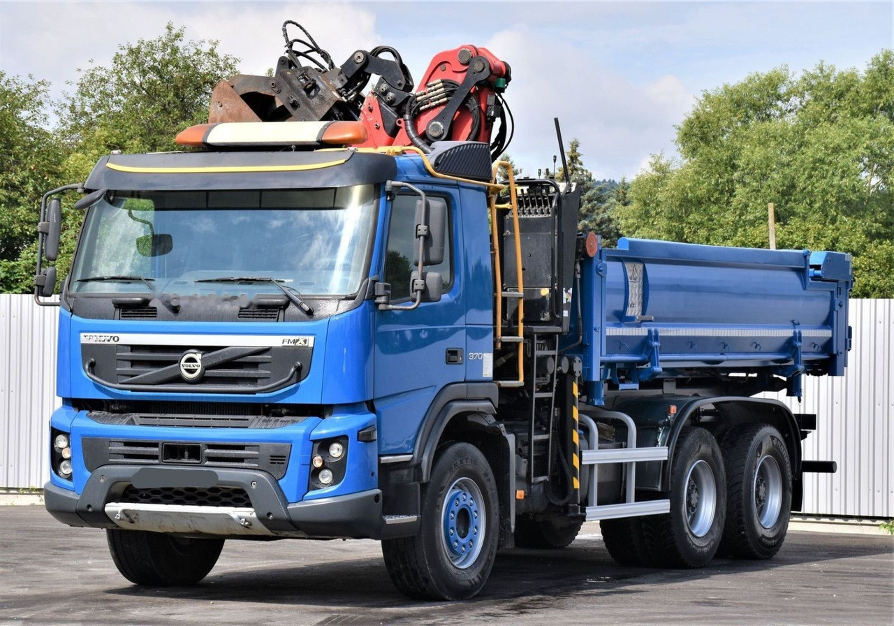 Tipper, Crane truck Volvo FMX 370: picture 5