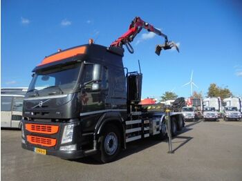 Hook lift truck, Crane truck Volvo FM 460 8X2: picture 1