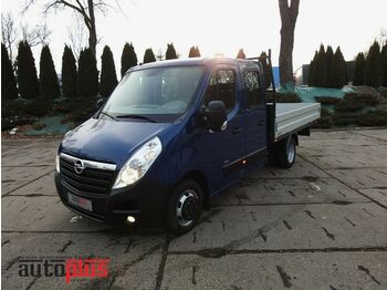 Flatbed van Opel MOVANO STAKE BODY, DOUBLE CAB 7 SEATS